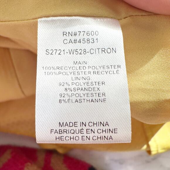 Saltwater Luxe Celine Dotted Citrus Midi Tank Dress Women's Size Medium - Picture 10 of 14